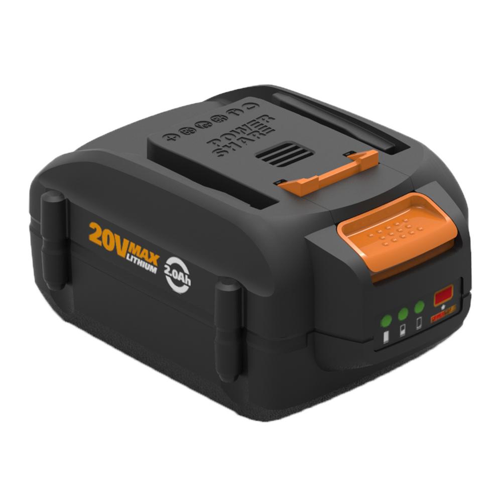 WA3578 WORX 20V POWER SHARE 4.0 AH BATTERY