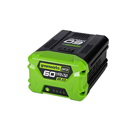 Greenworks Pro 60-Volt Max 2-Amp Hours Rechargeable Lithium Ion (Li-ion) Cordless Power Equipment Battery